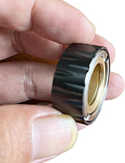 Stainless Steel Gear Spinner Ring Finger Exercise Stress Relief EDC Toy - Kwikley