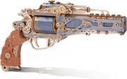 Steampunk Revolver 3D Wooden Puzzle 318PCS DIY Mechanical Model Kit - Kwikley