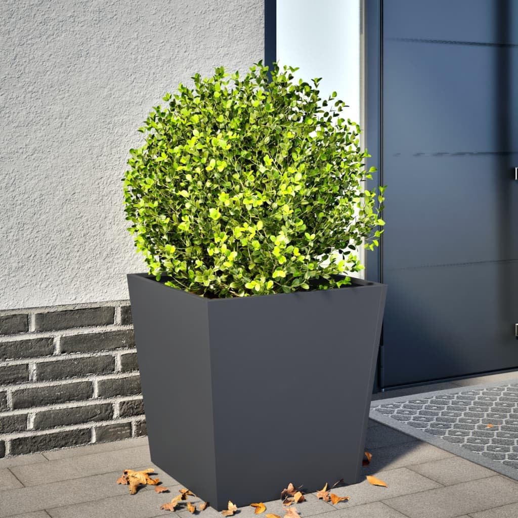 Steel Garden Planter Box 50x50x50cm Outdoor Flower Pot Set - Kwikley