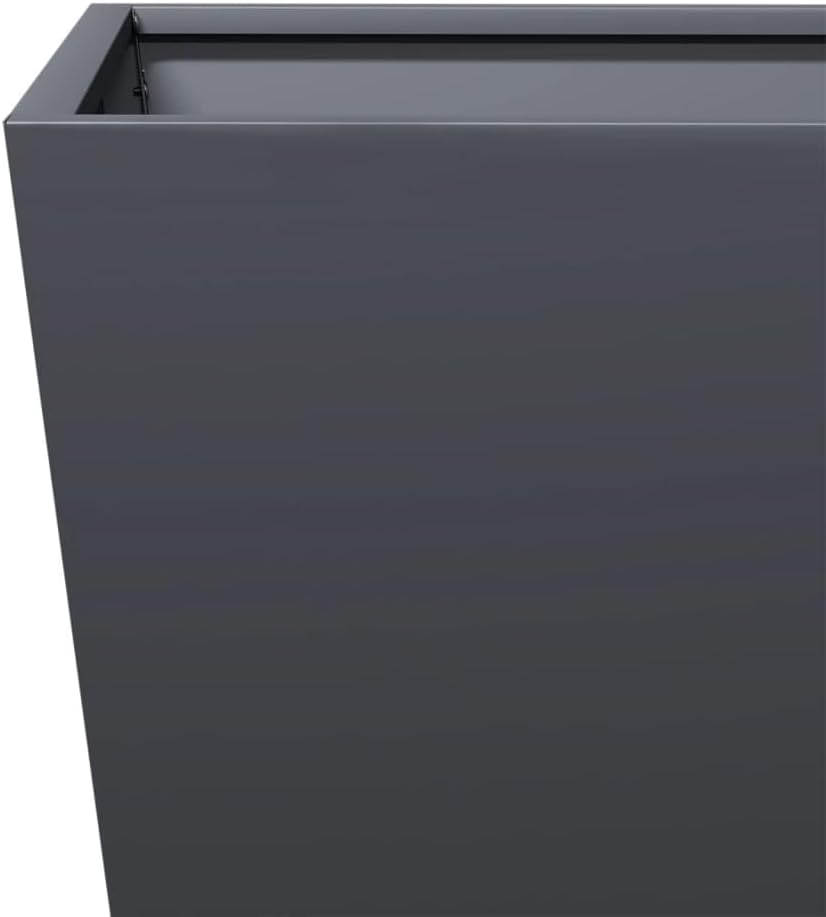 Steel Garden Planter Box 50x50x50cm Outdoor Flower Pot Set - Kwikley
