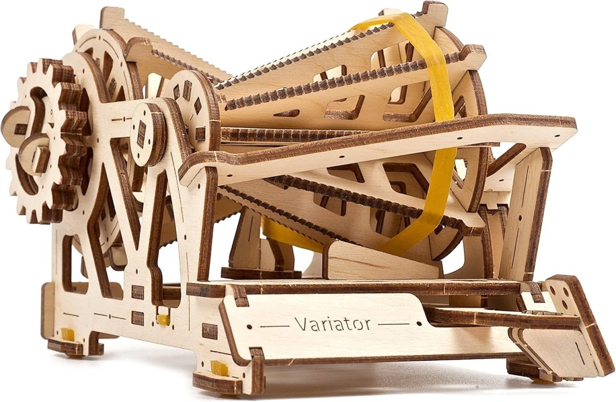 STEM Variator CVT Wooden Model Kit 3D Puzzle DIY Engineering Build 104PCS - Kwikley