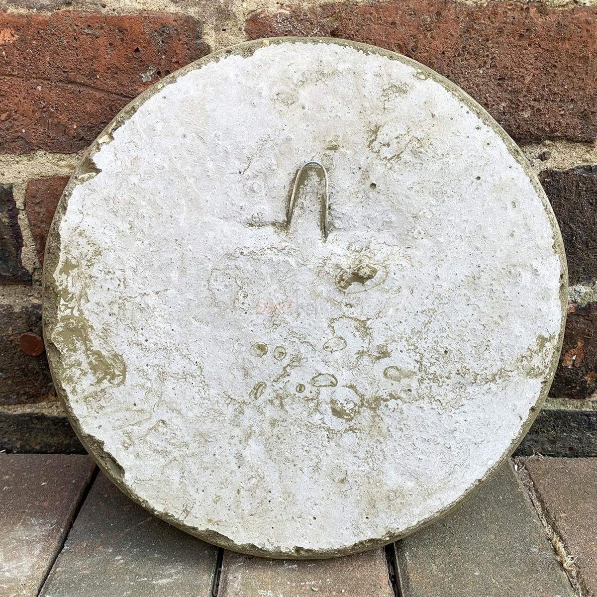 Stone Green Man Wall Plaque Round Garden Sculpture 30cm Decor - Kwikley