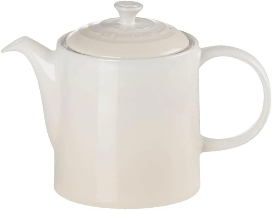 Stoneware Teapot 1.3L 4 Cup Tea Pot Heat Retaining Dishwasher Safe - Kwikley