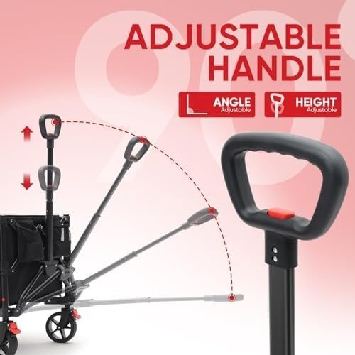 Sunula Folding Festival Trolley 250L Heavy Duty Camping Wagon 330lbs - Kwikley