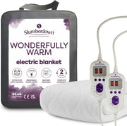 Super King Electric Underblanket Dual Control Multi Zone 9 Heat Washable 160x170 - Kwikley