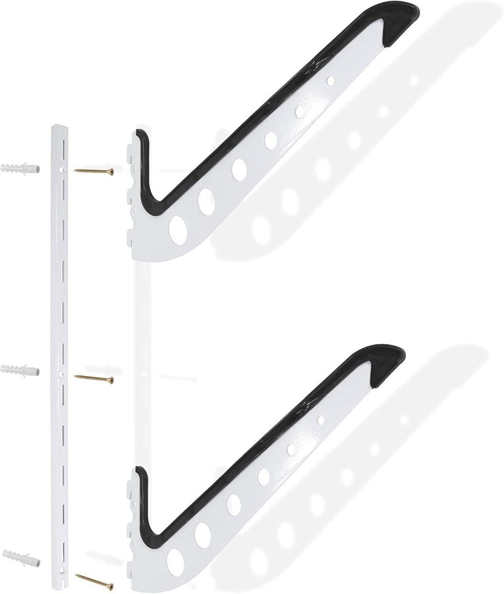 Surfboard Wall Rack Adjustable Storage Holds 4 Boards Garage - Kwikley