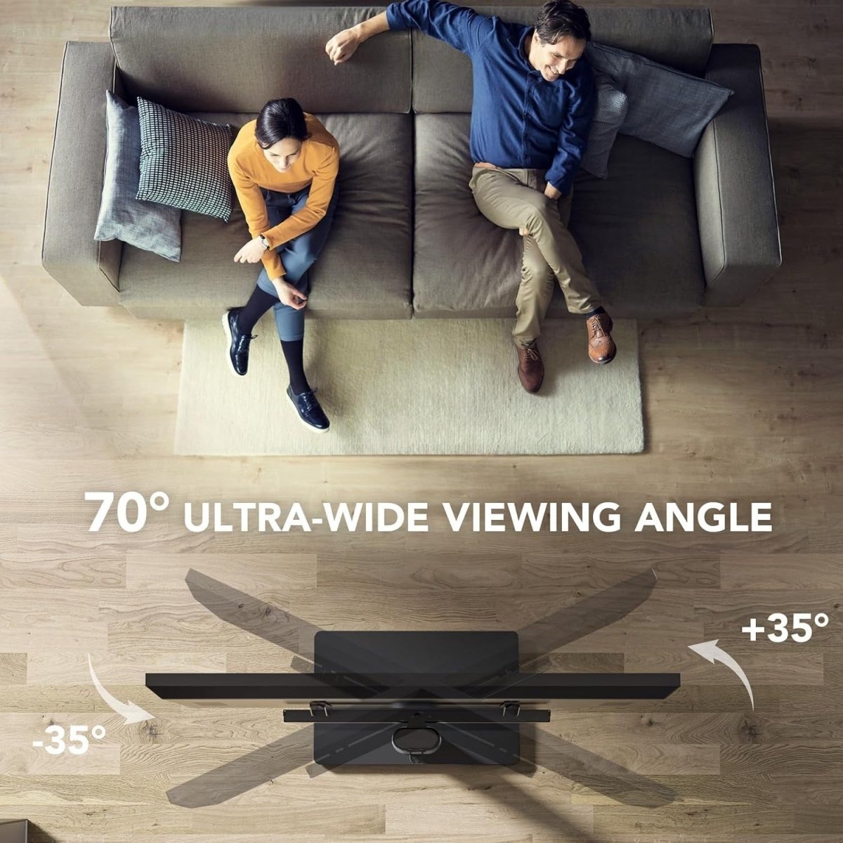 Swivel Floor TV Stand 27–65” Height Adjustable Mount VESA to 400x400mm - Kwikley