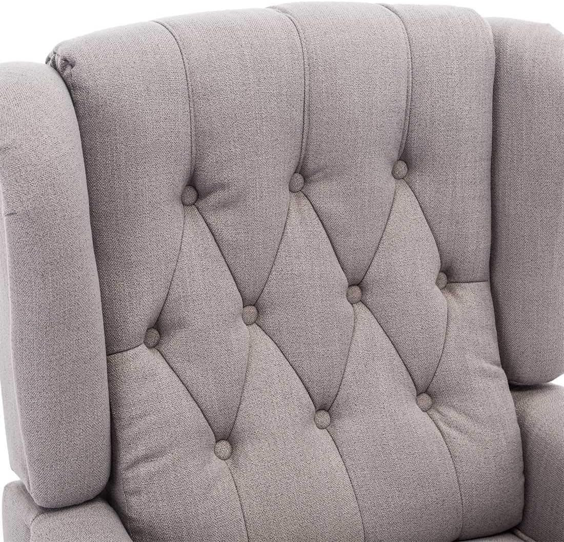 Swivel Velvet Accent Chair with Pillow | Cozy Plush Upholstered Sofa Seat - Kwikley