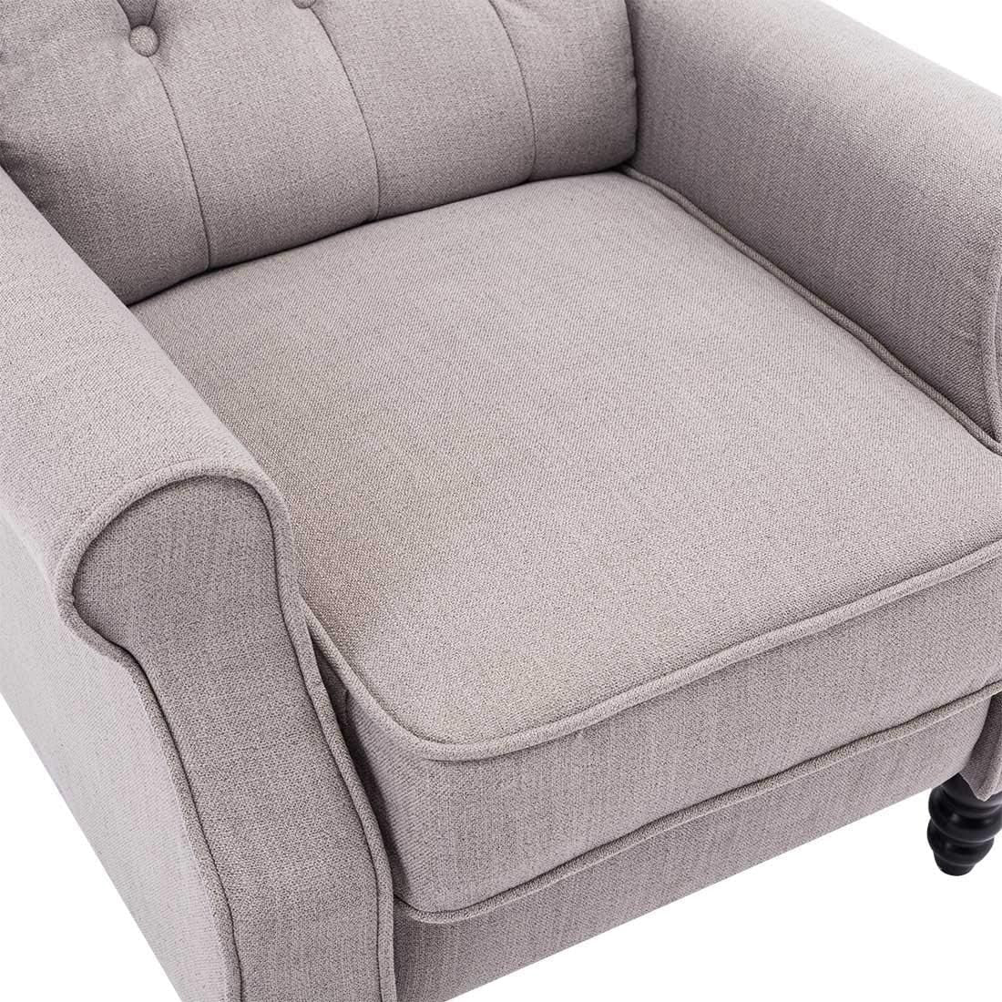 Swivel Velvet Accent Chair with Pillow | Cozy Plush Upholstered Sofa Seat - Kwikley