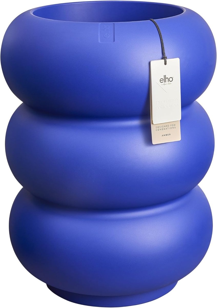 Tall Plant Pot 43x58cm Royal Blue Indoor Outdoor Planter - Kwikley