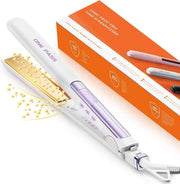 Titanium Hair Straightener Flat Iron Fast Heat 11 Temp Ionic Styling Tool - Kwikley