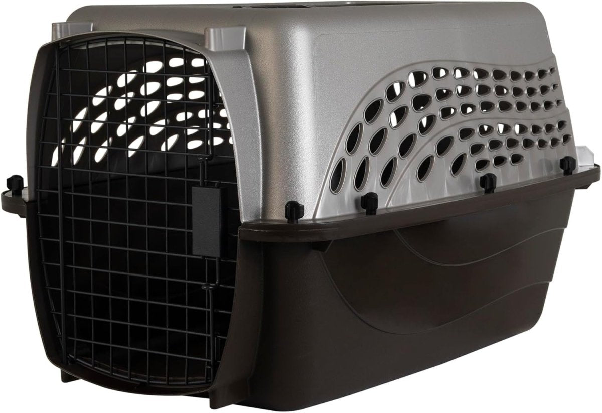 Top Load Pet Carrier 24" with Dual Doors & Secure Latches - Durable Travel Crate - Kwikley