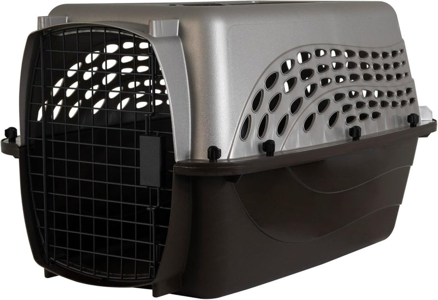 Top Load Pet Carrier 24" with Dual Doors & Secure Latches - Durable Travel Crate - Kwikley