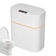 Touchless Bathroom Trash Can Slim Motion Sensor Bin White - Kwikley