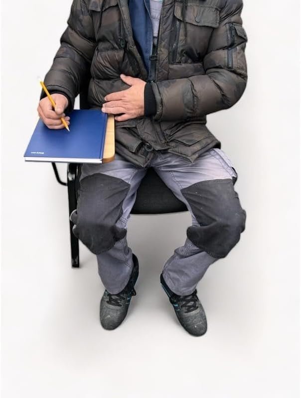Training Chair With Writing Tablet Padded Stackable Student Desk Seat - Kwikley