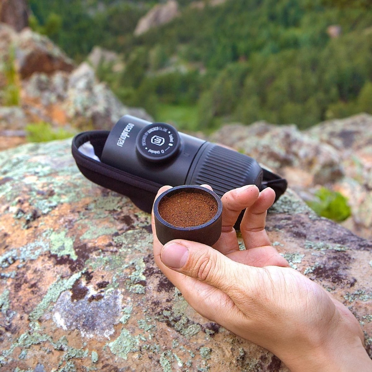 Travel Espresso Maker with Case | Portable Manual High - Pressure Coffee Machine - Kwikley