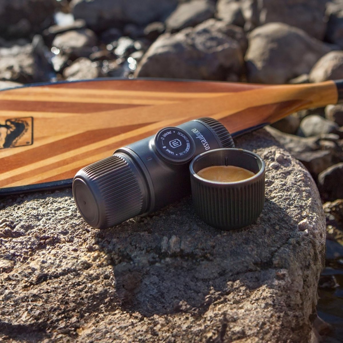 Travel Espresso Maker with Case | Portable Manual High - Pressure Coffee Machine - Kwikley