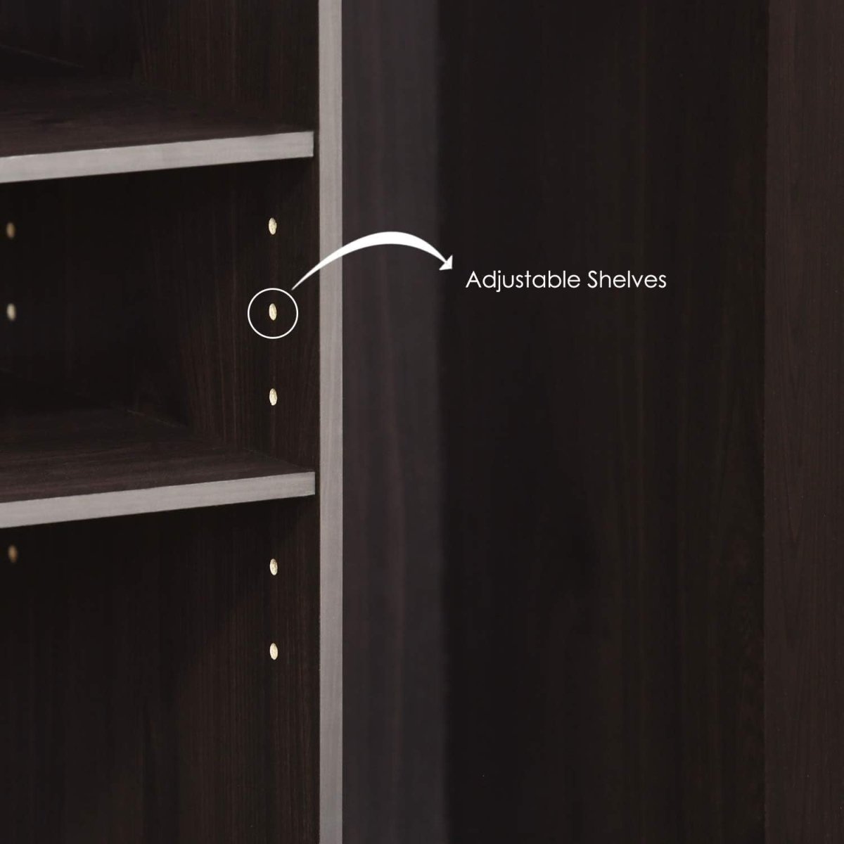 TV Stand Cabinet for 50" Screen Storage Shelves Doors Modern Unit - Kwikley