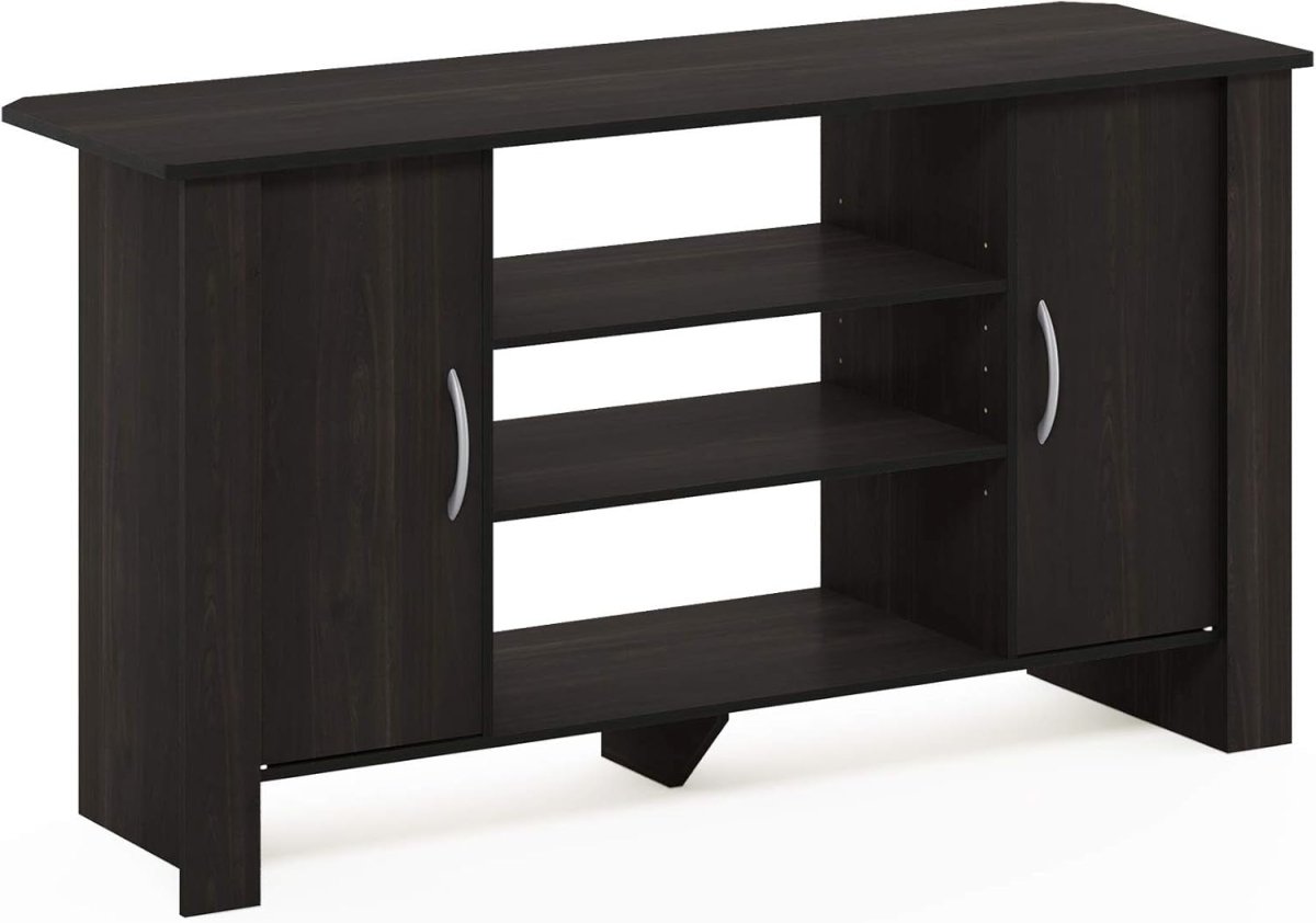 TV Stand Cabinet for 50" Screen Storage Shelves Doors Modern Unit - Kwikley