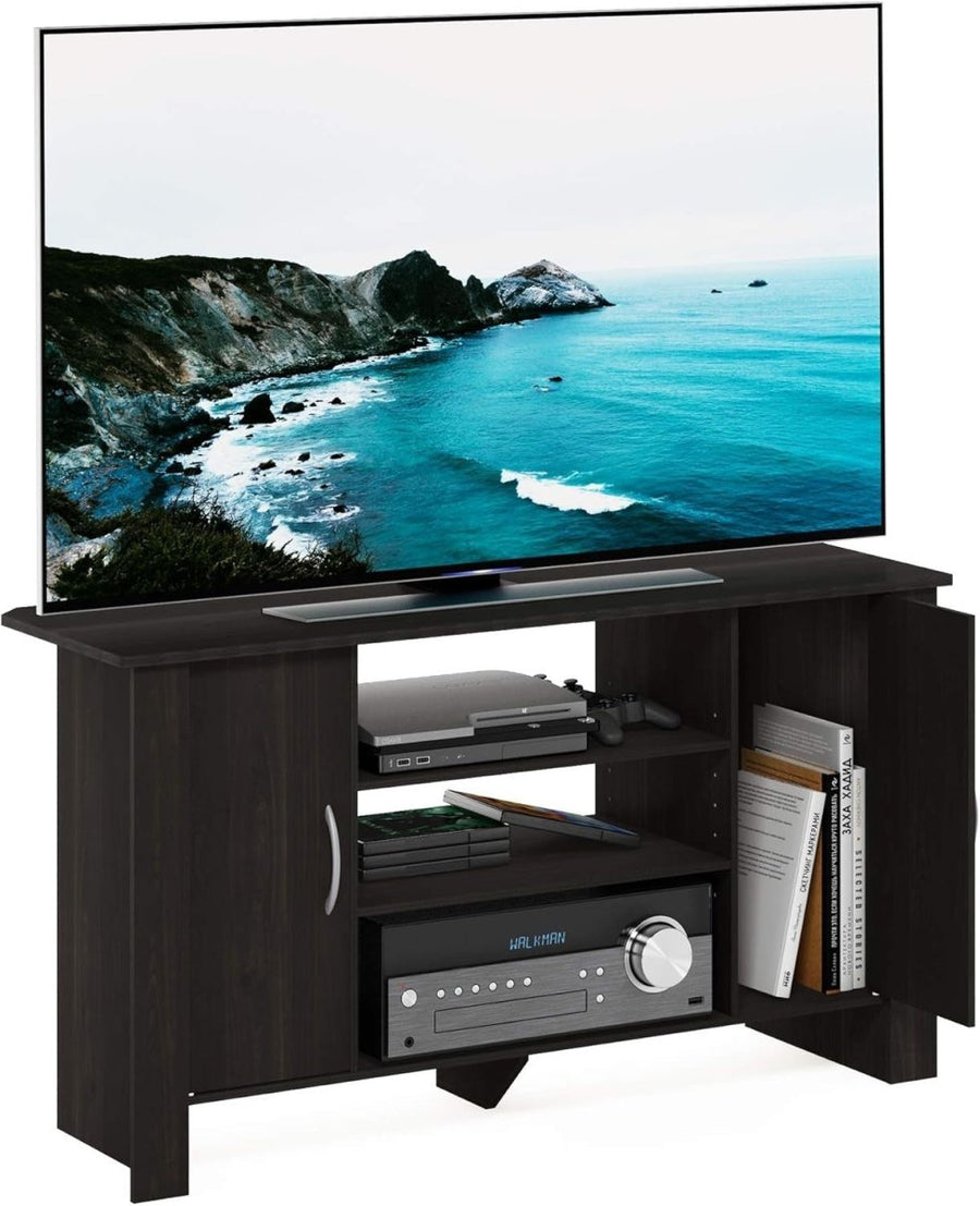 TV Stand Cabinet for 50" Screen Storage Shelves Doors Modern Unit - Kwikley
