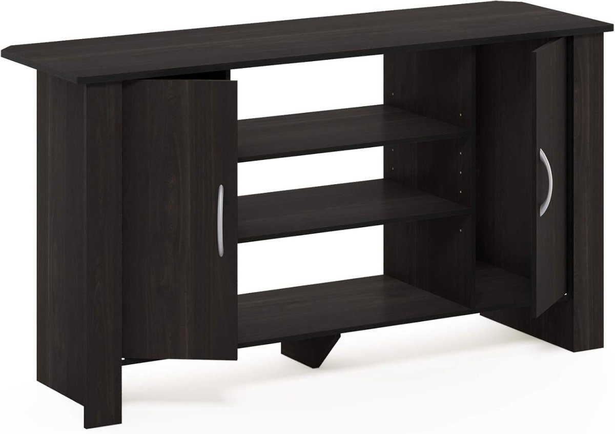 TV Stand Cabinet for 50" Screen Storage Shelves Doors Modern Unit - Kwikley