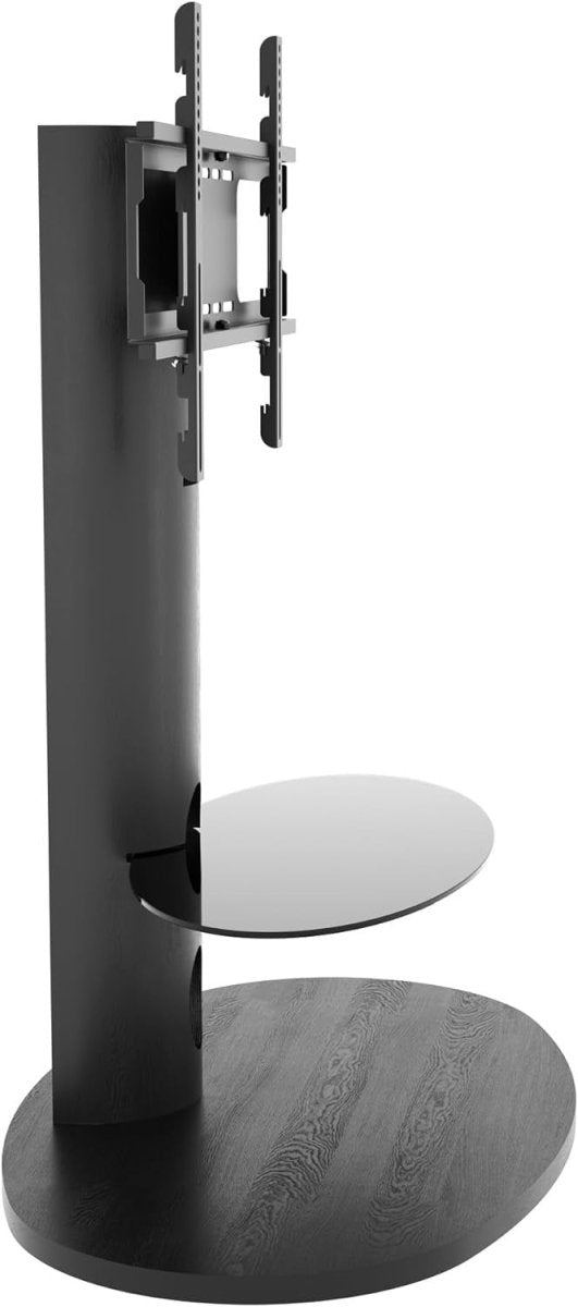 TV Stand for 65 Inch Screen | Swivel Height Adjustable Wood Base Unit - Kwikley