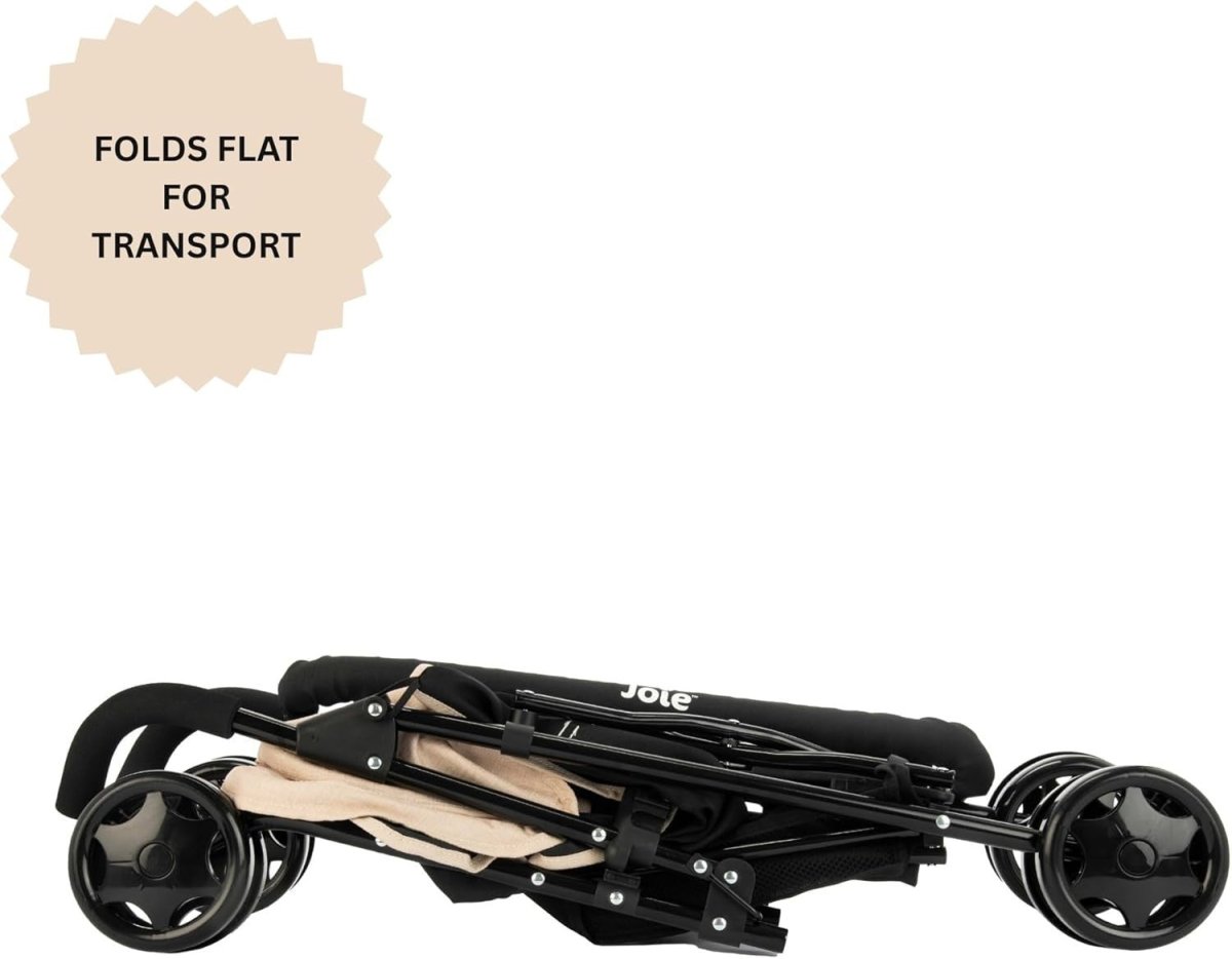 Twin Dolls Stroller Toy Umbrella Fold, Double Buggy Role Play, Ages 3+ - Kwikley
