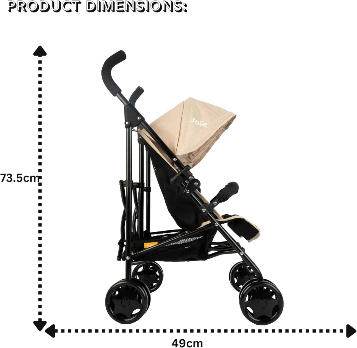 Twin Dolls Stroller Toy Umbrella Fold, Double Buggy Role Play, Ages 3+ - Kwikley