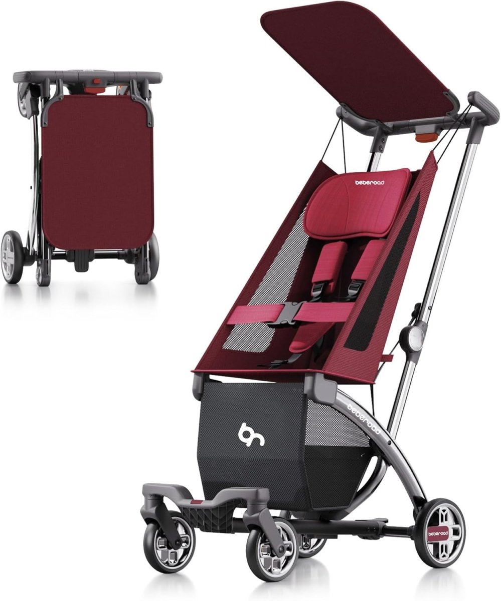 Ultra Compact Auto Fold Travel Stroller Cabin Size Lightweight 22kg - Kwikley