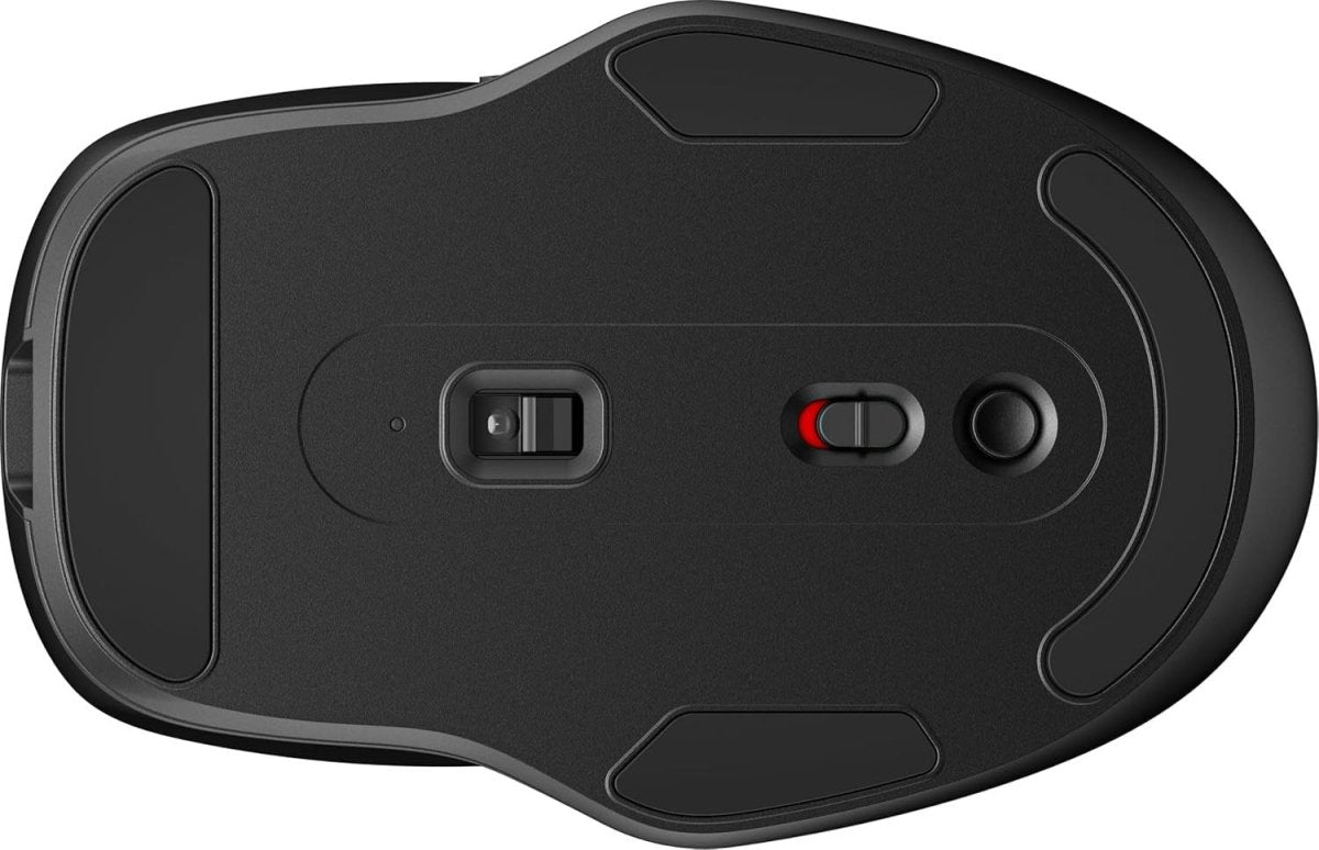 Ultra - Fast Rechargeable Wireless Mouse 4000 DPI 4 Buttons Black - Kwikley