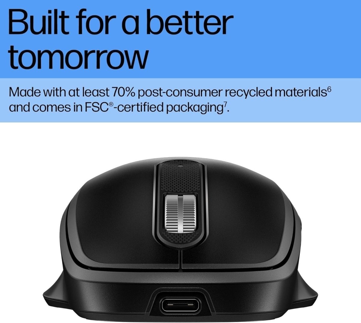 Ultra - Fast Rechargeable Wireless Mouse 4000 DPI 4 Buttons Black - Kwikley