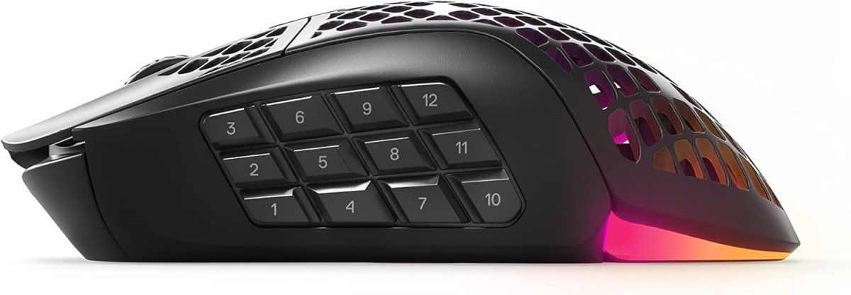 Ultra - Light RGB Gaming Mouse 18 Buttons 18K DPI Wireless Bluetooth - Kwikley