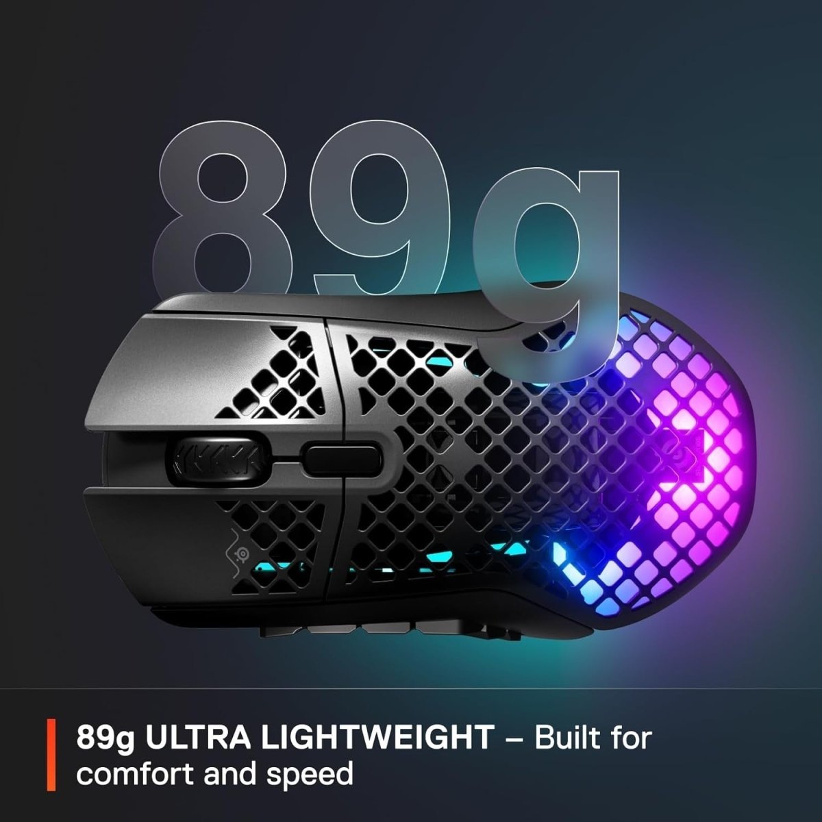Ultra - Light RGB Gaming Mouse 18 Buttons 18K DPI Wireless Bluetooth - Kwikley
