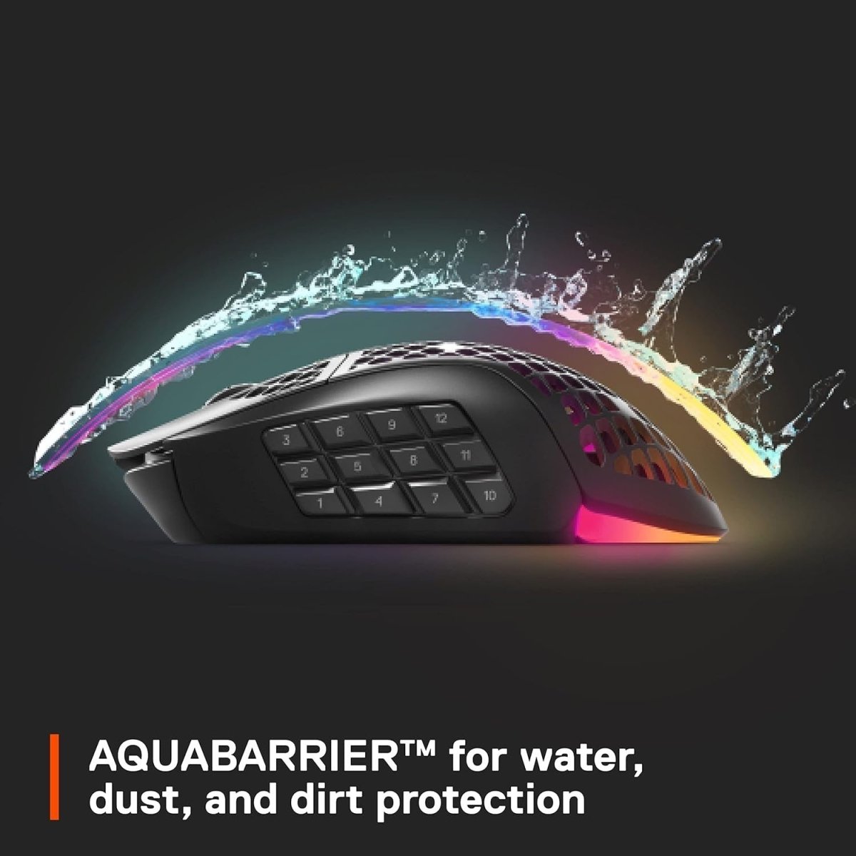 Ultra - Light RGB Gaming Mouse 18 Buttons 18K DPI Wireless Bluetooth - Kwikley