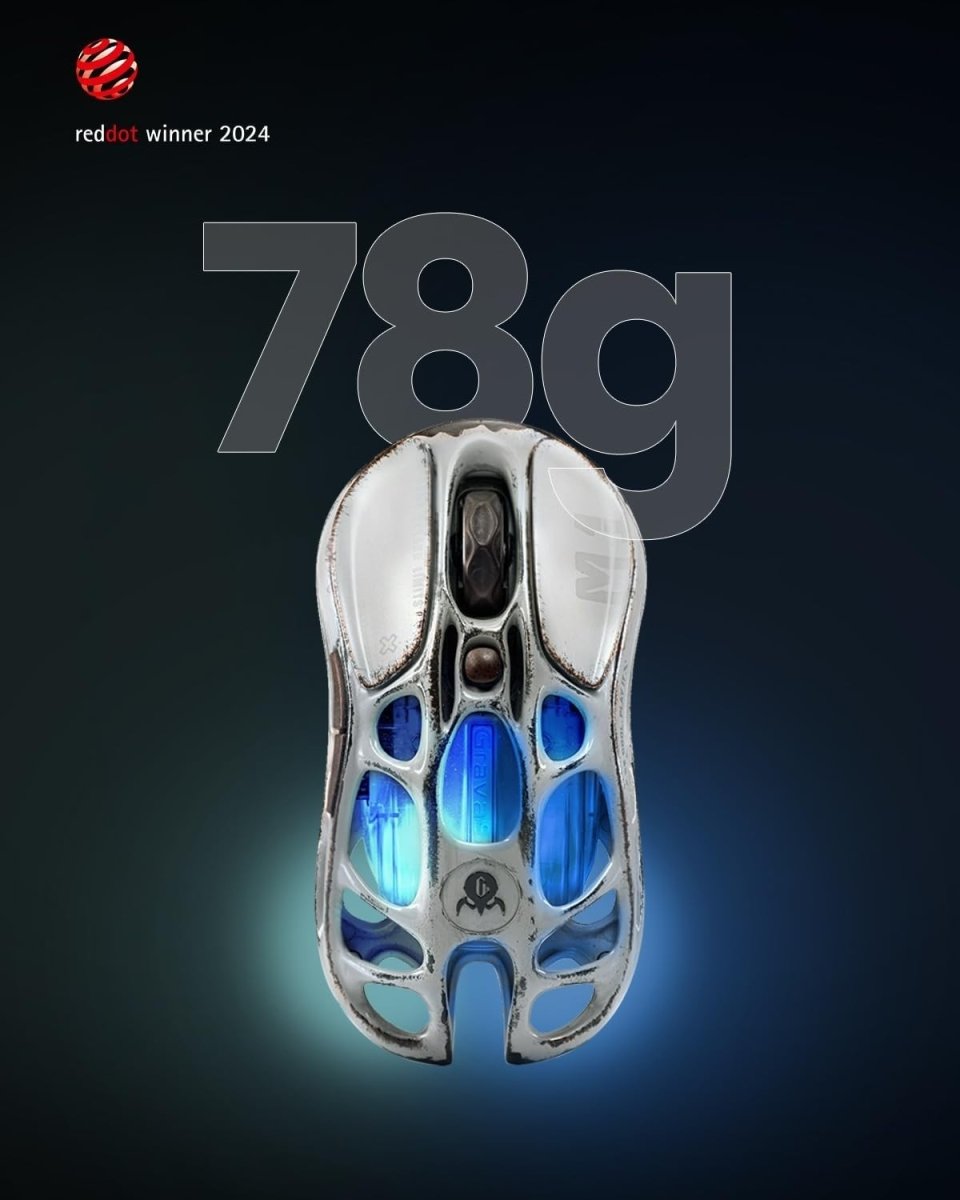 Ultra - Light Wireless Gaming Mouse 26K DPI 4K Ready RGB 200H - Kwikley