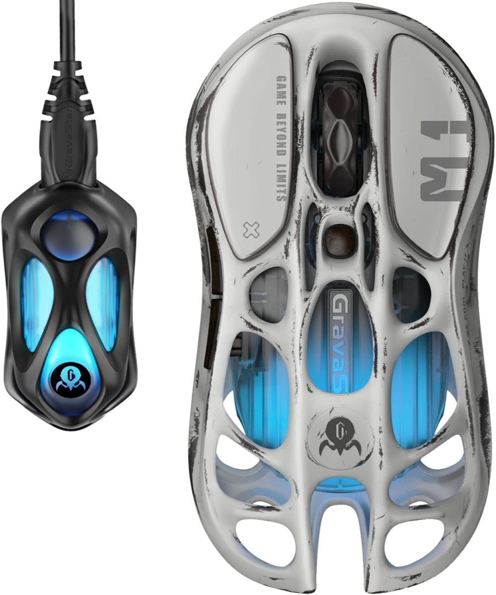 Ultra - Light Wireless Gaming Mouse 26K DPI 4K Ready RGB 200H - Kwikley