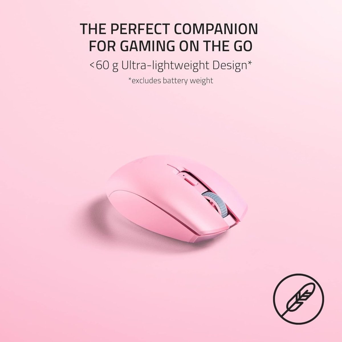 Ultra Light Wireless Gaming Mouse 950H Battery 2.4G Bluetooth Pink - Kwikley