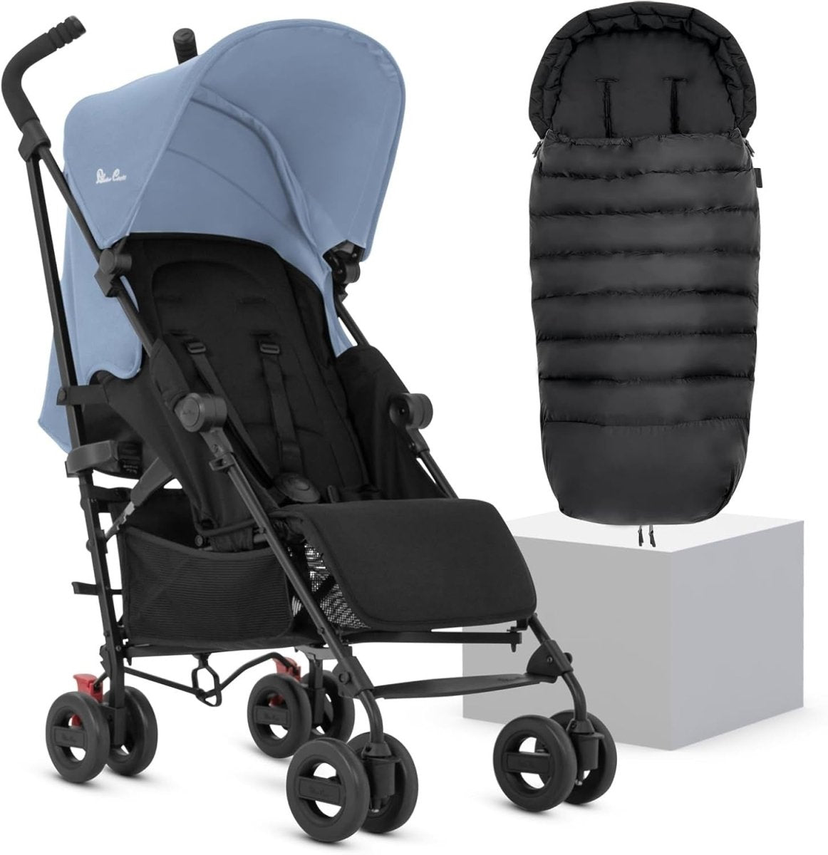 Ultra Lightweight Travel Pushchair with Footmuff Umbrella Buggy 0–4Y - Kwikley