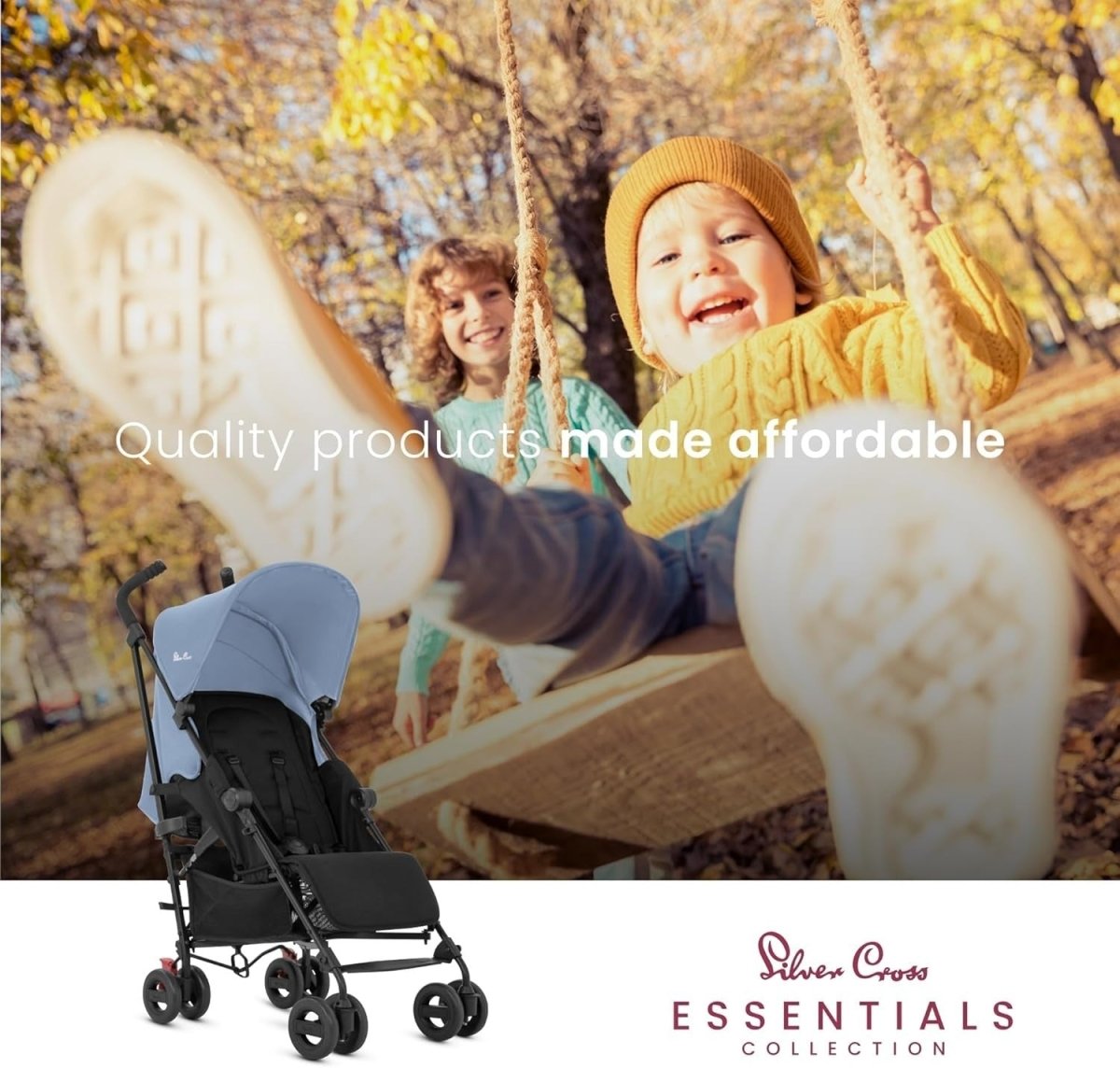 Ultra Lightweight Travel Pushchair with Footmuff Umbrella Buggy 0–4Y - Kwikley