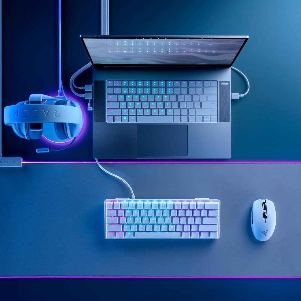 Ultra Lightweight Wireless Gaming Mouse 950H Battery Bluetooth 2.4G - Kwikley
