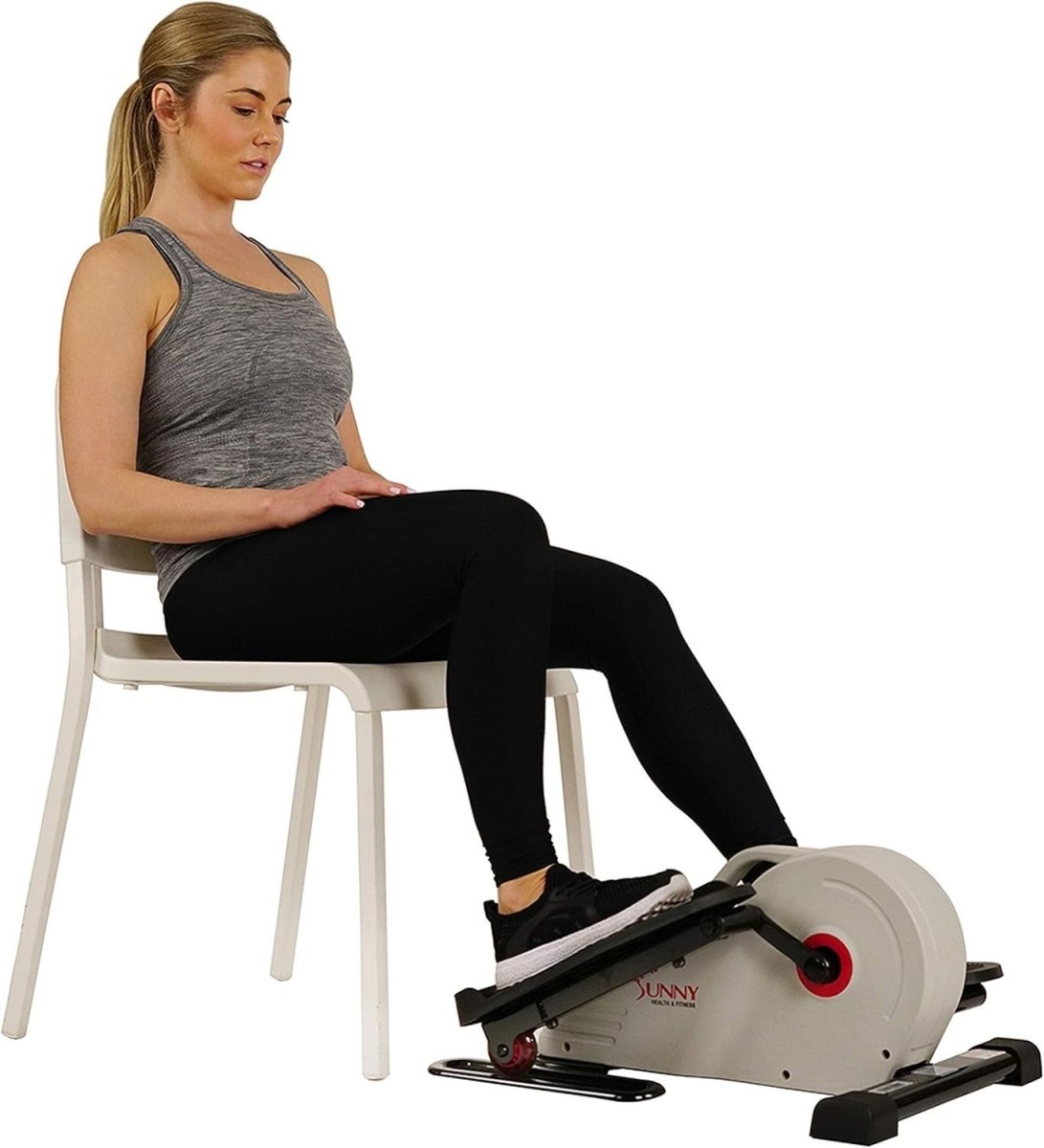 Under Desk Elliptical + Row-N-Ride Squat Trainer Bundle LCD - Kwikley
