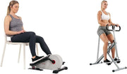 Under Desk Elliptical + Row-N-Ride Squat Trainer Bundle LCD - Kwikley