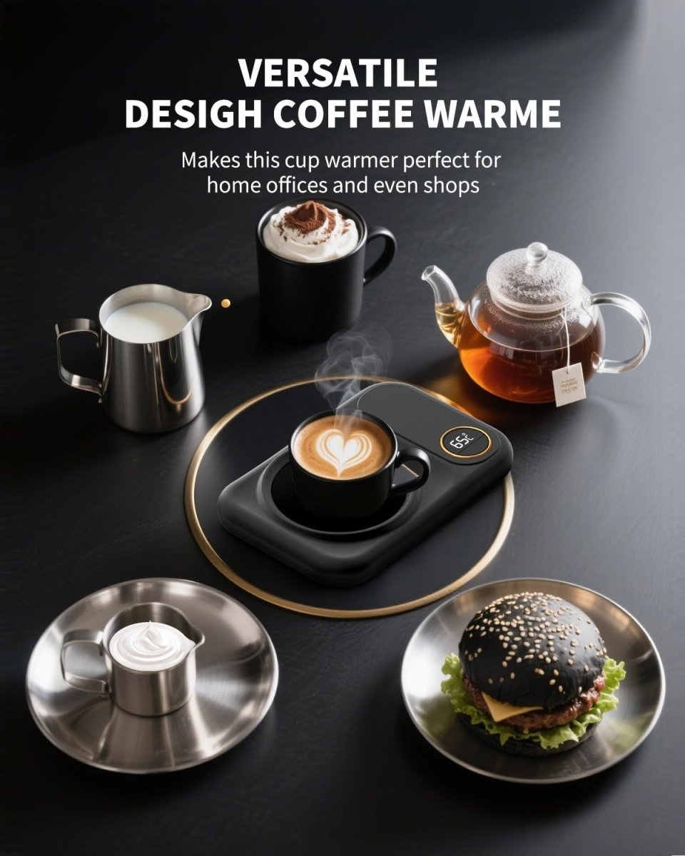 USB Coffee Mug Warmer 3 Temp 65°C Desk Cup Heater Plate - Kwikley
