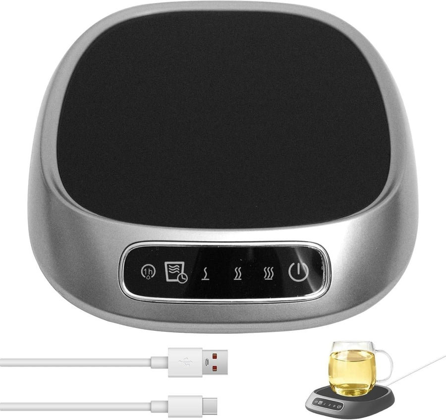 USB Coffee Mug Warmer 3 Temp 8H Auto Shut Off Desk - Kwikley