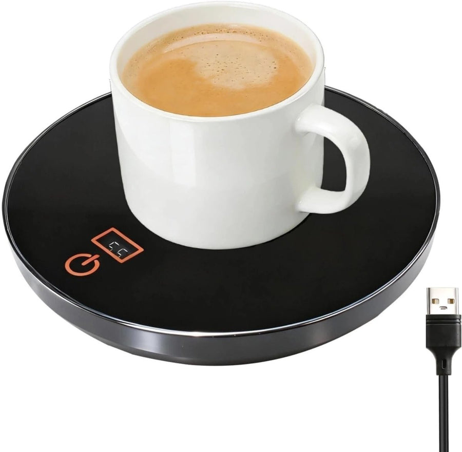 USB Coffee Mug Warmer 3 Temp Settings 24H Auto Shut Off - Kwikley
