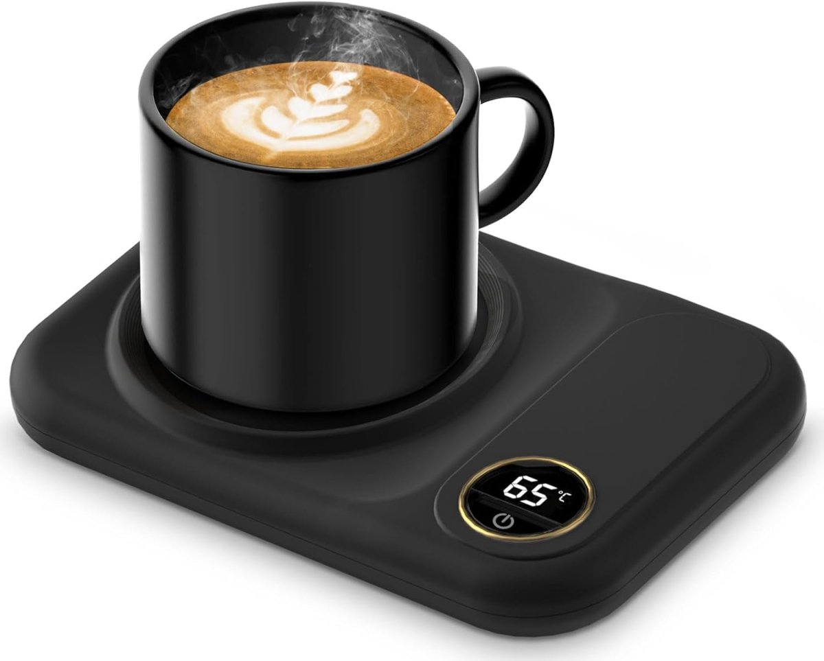 USB Coffee Mug Warmer 3 Temp Settings 65°C Desk Cup Heater Pad - Kwikley