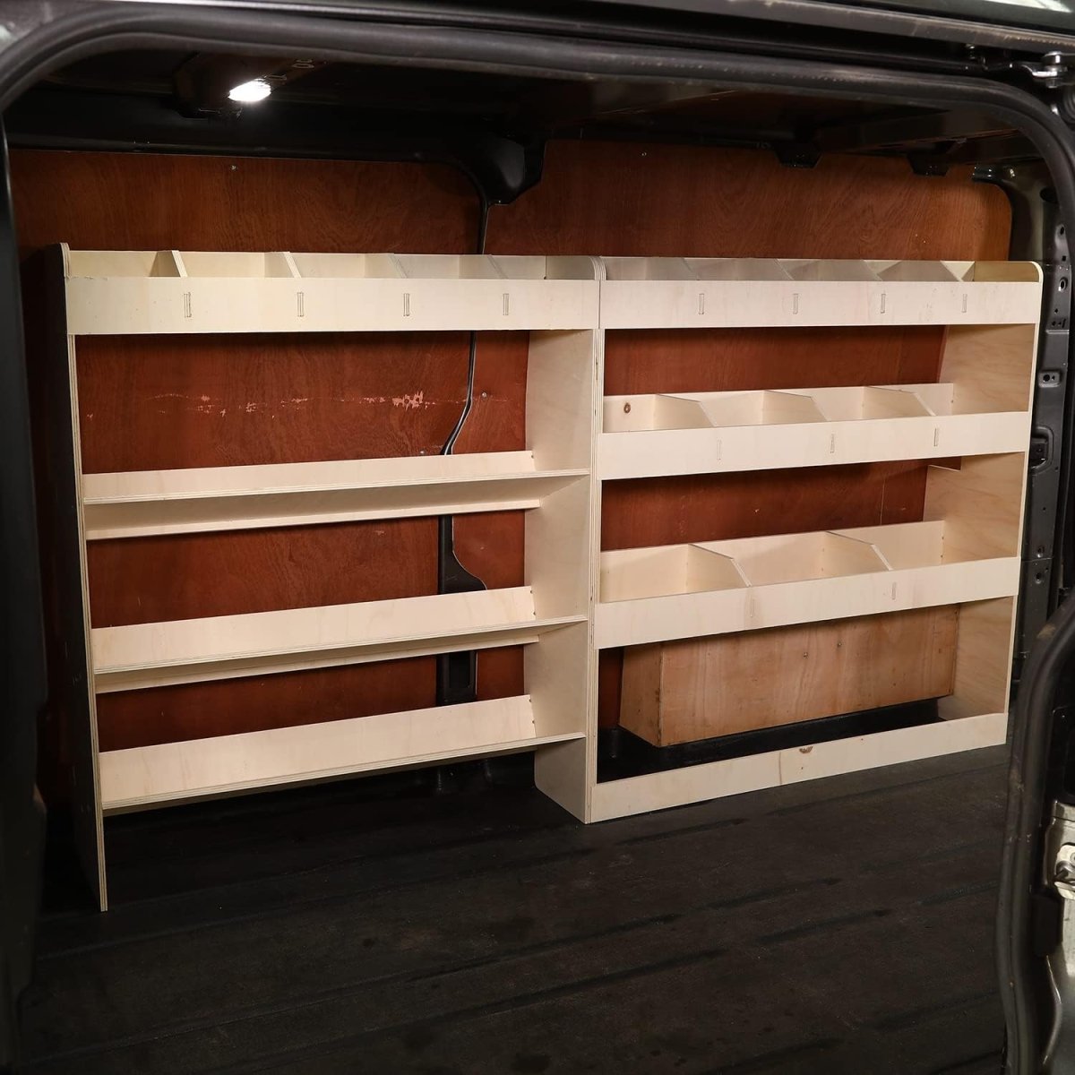Van Racking System LWB Tool Storage Shelves for Proace 2016 - Kwikley