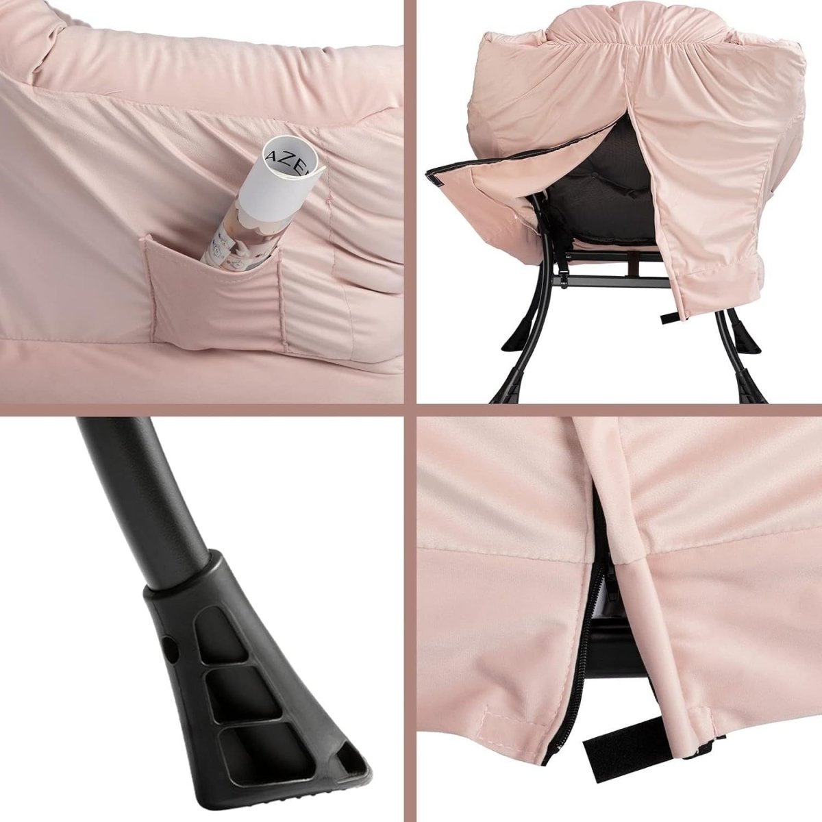 Velvet Comfy Armchair Relax Accent Chair for Bedroom Living Room - Kwikley