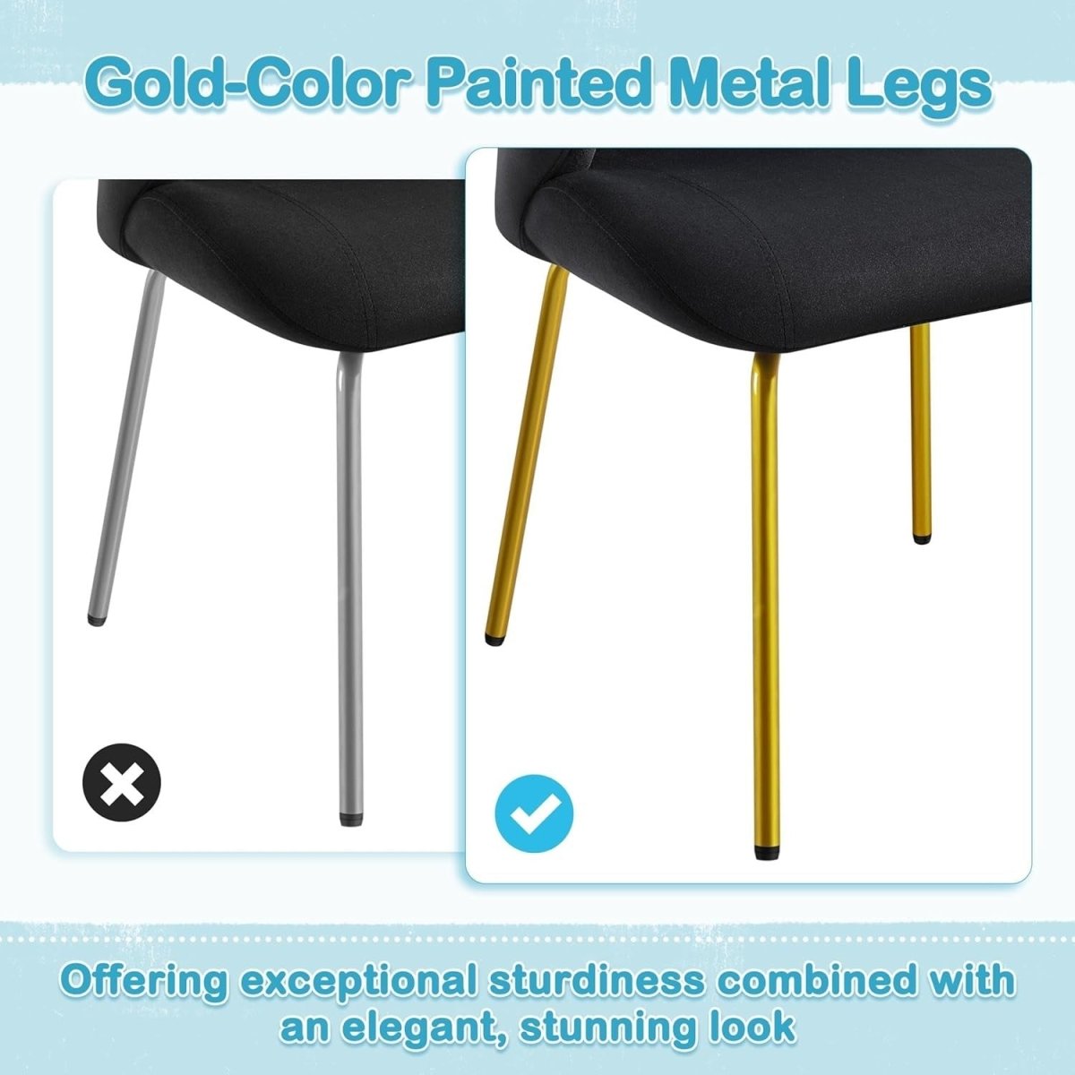Velvet Shell Accent Chair Gold Legs – Vanity Makeup Tub Seat for Home - Kwikley