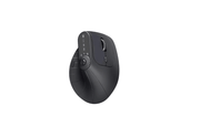 Vertical Ergonomic Wireless Mouse Bluetooth USB 2400 DPI Black - Kwikley